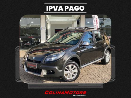 RENAULT - SANDERO - 2012/2012 - Preta - R$ 40.900,00