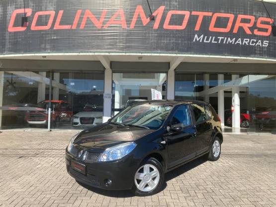 RENAULT - SANDERO - 2009/2009 - Preta - R$ 31.900,00