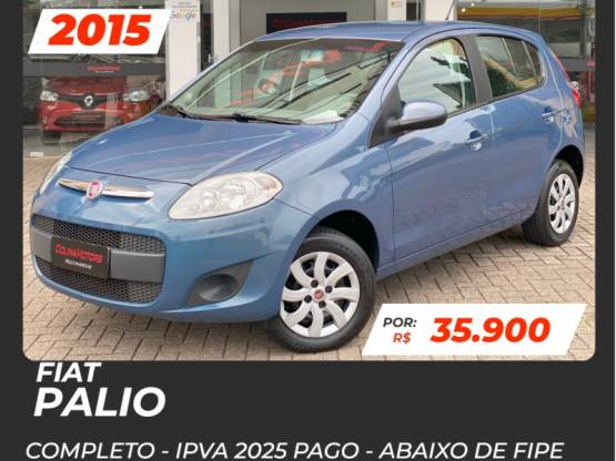 FIAT - PALIO - 2015/2015 - Azul - R$ 37.900,00